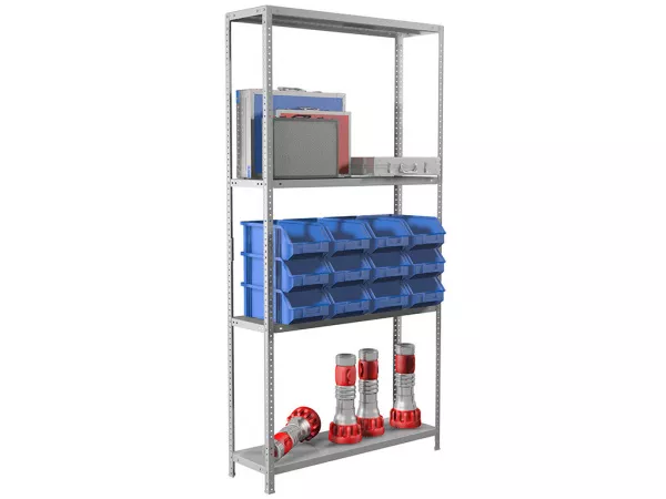 СТЕЛЛАЖ MS STANDART 200KD/100X40/4